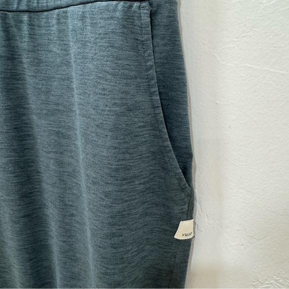 Vuori Lux At Ease Jumpsuit Sleeveless Heather Green Teal Gray Women's Large - Picture 6 of 16